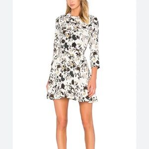A.L.C- Chic Floral Long Sleeve Dress